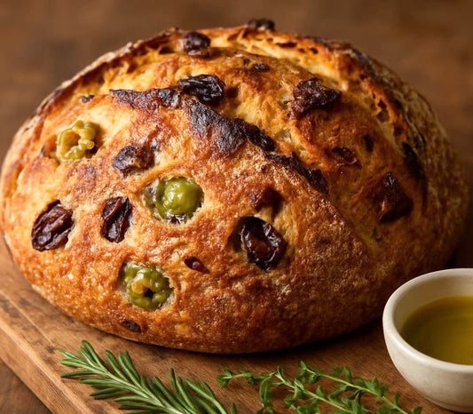 Smoked Olive Sourdough Bread